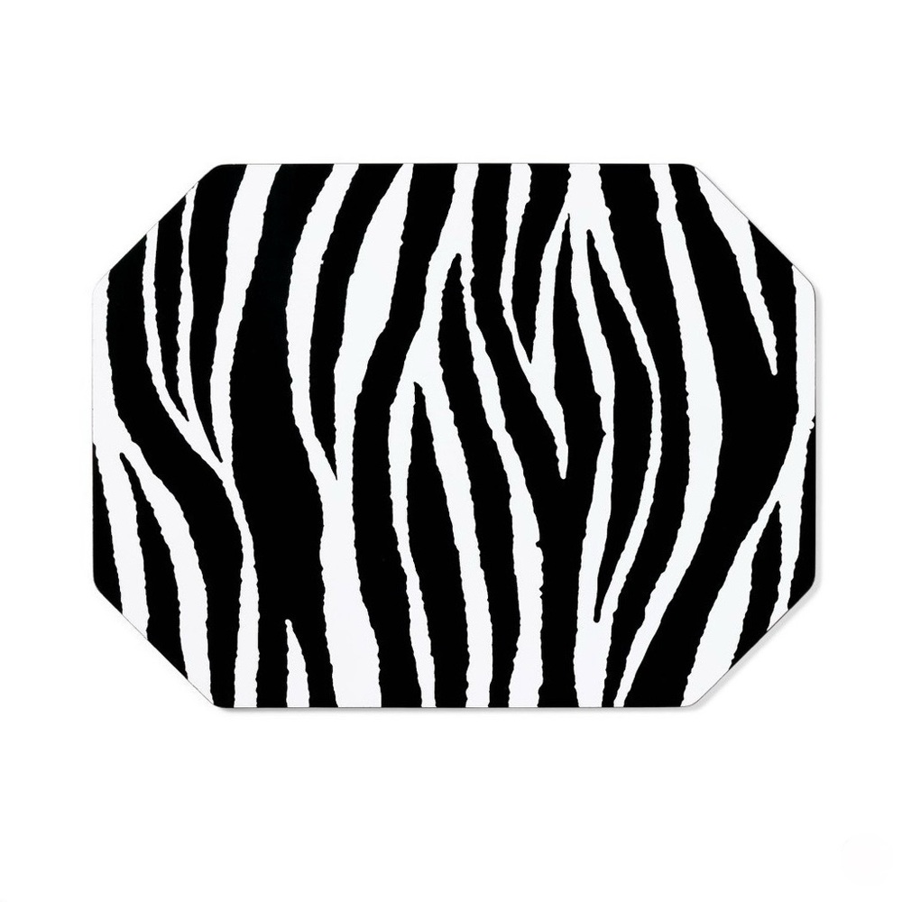 💋NWT DVF x Target limited edition Zebra Cork Charger placemat set of 5